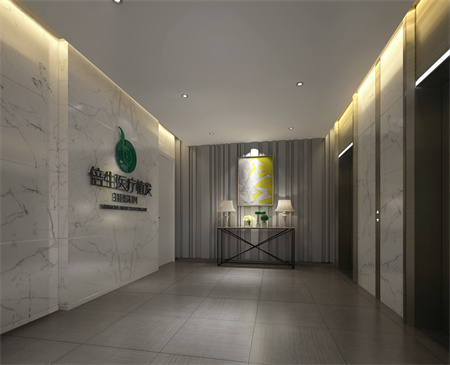 廣州倍生植發(fā)醫(yī)療美容門(mén)診部_電梯廳